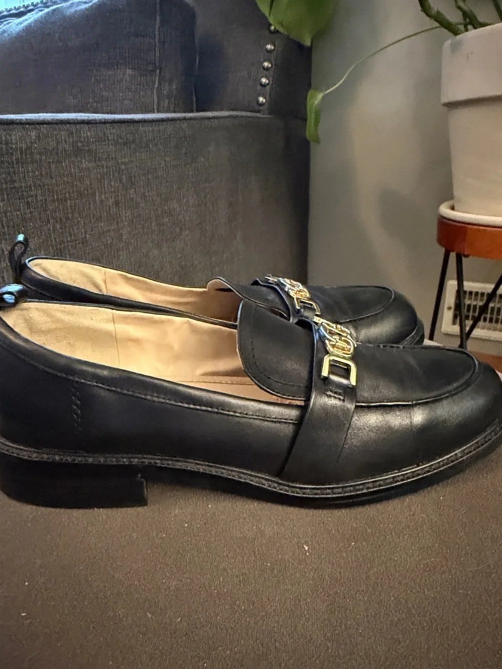 Sam Edelman Christy Black Loafer Womens  10M